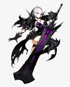 Transparent Anime Characters Png - Closers Violet Splendor Of Darkness, Png Download, Free Download