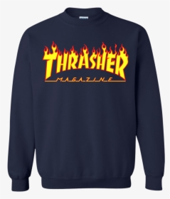 Thrasher Magazine Flame Logo Shirt, Hoodie, Tank - Sweatshirt, HD Png Download, Free Download