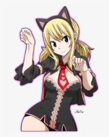 Transparent Lucy Heartfilia Png - Fairy Tail Lucy Neko, Png Download, Free Download