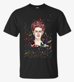 Frida Kahlo Mexico T Shirt & Hoodie - Frida Kahlo Flowers Butterflies, HD Png Download, Free Download