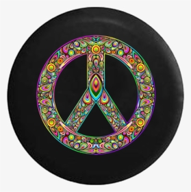 Psycodelic Peace Sign Hippie Lava Lamp - Transparent Pyschadelic Art, HD Png Download, Free Download