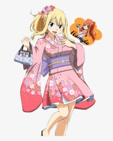 Fairy Tail Lucy Kimono, HD Png Download, Free Download