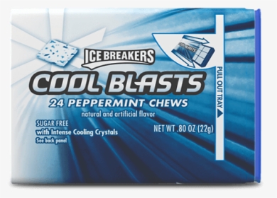 Ice Breakers Cool Blasts Peppermint, HD Png Download, Free Download