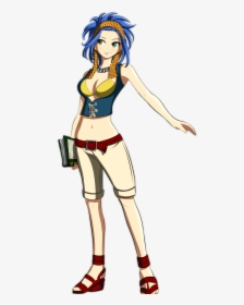 Fairytail Drawing Costume - Levy Fairy Tail, HD Png Download, Free Download