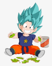 My Own Fanbaby Goku And Bulma"s Second Son - Cartoon, HD Png Download, Free Download