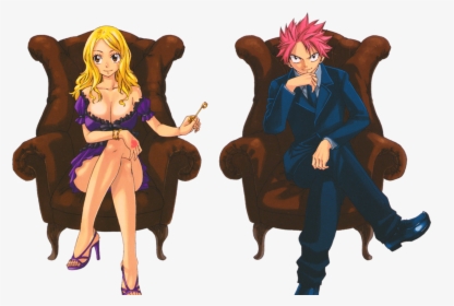 Lucy Heartfilia And Natsu Dragneel 51244 Infovisual - Fairy Tail Mafia Lucy, HD Png Download, Free Download