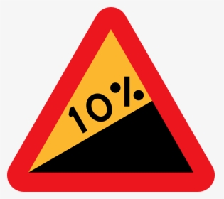 Steep Hill Upwards Roadsign Road Sign Free Picture - Slope Clipart, HD Png Download, Free Download