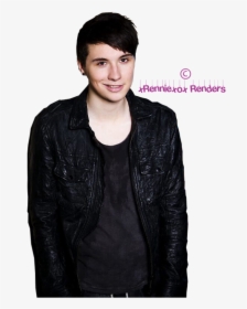 Transparent Dan Howell Png - Leather Jacket, Png Download, Free Download