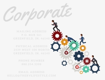 Corporate - Machine Gears Icon, HD Png Download, Free Download