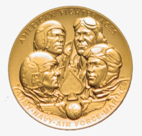 Congressional Gold Medal For Fighter Aces - Congressional Gold Medal Mini, HD Png Download, Free Download