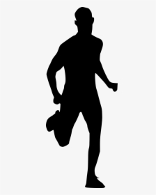 Man Running Silhouette, HD Png Download, Free Download
