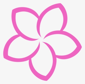 Plumeria Flower Logo Vector Png - Vector Flower Logo Png, Transparent Png, Free Download