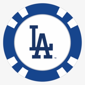 Los Angeles Dodgers Poker Chip Ball Marker - New England Patriots Logo Circle, HD Png Download, Free Download