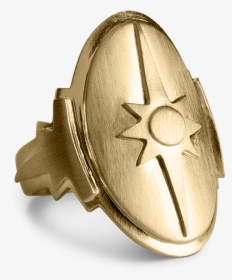 Shield Ring"  Title="shield Ring - Jane Kønig Ring Guld, HD Png Download, Free Download
