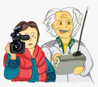 A Look Back At Back To The Future - Cartoon, HD Png Download, Free Download