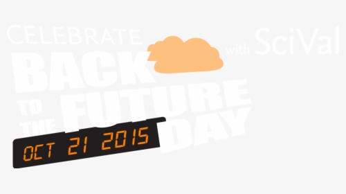 Celebrate Back To The Future Day With Scival - Digital Wall Clock, HD Png Download, Free Download