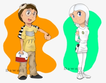 Human Wall-e N Eve By Dawnll - Transparent Wall E Eve, HD Png Download, Free Download