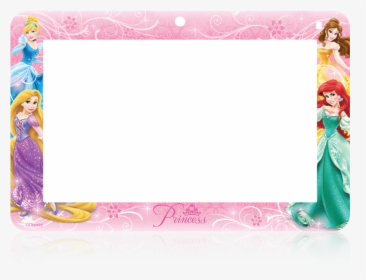 Disney Princess Frame Png - Pink Princess Border Design, Transparent Png, Free Download