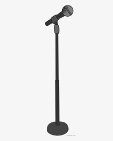 Microphone Stand Clipart - Mic Stand Clip Art, HD Png Download, Free Download