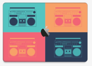 Boombox World Skin Macbook Pro 13” 2016- - Boombox, HD Png Download, Free Download
