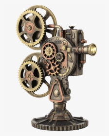 Led Steampunk Projector Statue - Steampunk Projector Png, Transparent Png, Free Download