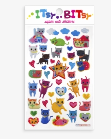Itsy Bitsy Cat Stickers, HD Png Download, Free Download