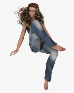 3d Girl Model Png, Transparent Png, Free Download