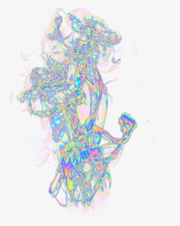 #smoke #steam #holo #holographic #colorful #rainbow - Holographic Smoke Png, Transparent Png, Free Download