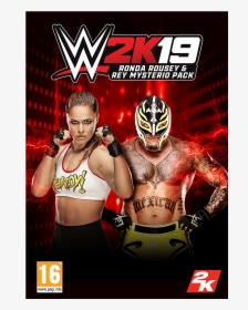 Wwe 2k19 Ronda Rousey And Rey Mysterio Pack, HD Png Download, Free Download