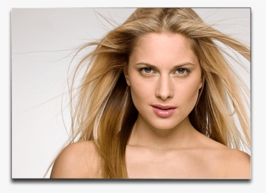 Woman With Long Blonde Hair - Head Hair, HD Png Download, Free Download