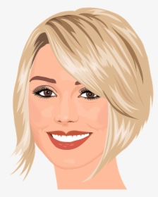 Short Blond Hair, Woman, Girl, Young, Model, White - Fine Hair Low Maintenance Short Bob, HD Png Download, Free Download