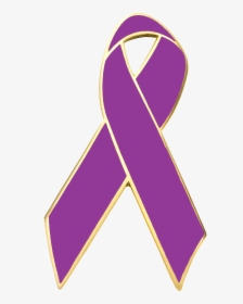 Purple Awareness Ribbon Png Transparent Picture - Child Abuse Awareness Ribbon, Png Download, Free Download