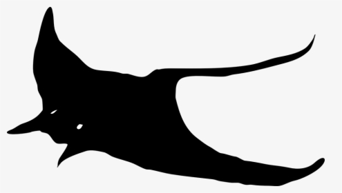 Transparent Stingray Clipart - Stingray Silhouette Hd, HD Png Download, Free Download