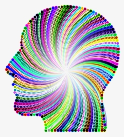 Psychedelic Man Head Silhouette, HD Png Download, Free Download
