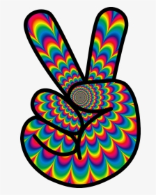Hippie Peace Sign, HD Png Download, Free Download