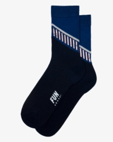 Women"s Diagonal Strip Socks - Sock, HD Png Download, Free Download
