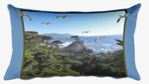 Pillow, Seagulls And The Coast - Cushion, HD Png Download, Free Download