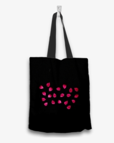 Pink Rose Black Tote Bag 2 Sides 2 Designs - Tote Bag, HD Png Download, Free Download