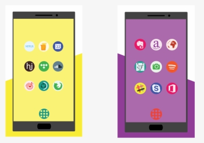 Best New Icon Packs For Android - Mobile Phone, HD Png Download, Free Download