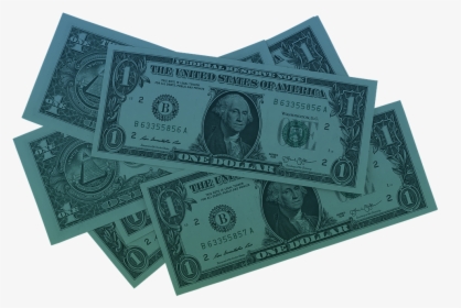 #blue #money #dollar #dollars #blueaesthetic #freetoedit - Dollar Bill, HD Png Download, Free Download