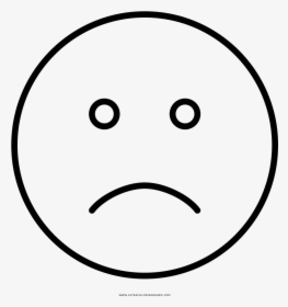 Frown Coloring Page - Smiley, HD Png Download, Free Download