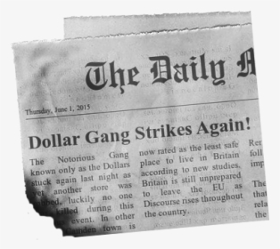 211265757 Newspaperfin - Newspaper, HD Png Download, Free Download