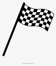 Race Flag Coloring Page - American Flag With Racing Flag, HD Png Download, Free Download