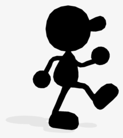 Game And Watch Art Game & Watch Super Smash Bros - Mmd Super Smash Bros Mr Game And Watch, HD Png Download, Free Download