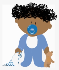 Baby Boy Cartoon Images 5, Buy Clip Art - Black Baby Boy Clip Art, HD Png Download, Free Download