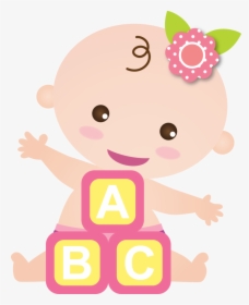 Clipart Free Clipart Baby Girl - Cute Baby Girl Clipart, HD Png Download, Free Download