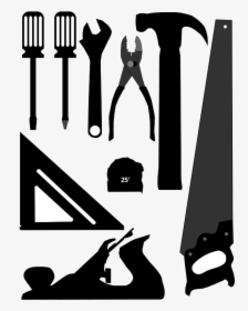 Tools Silhouette Clip Art, HD Png Download, Free Download