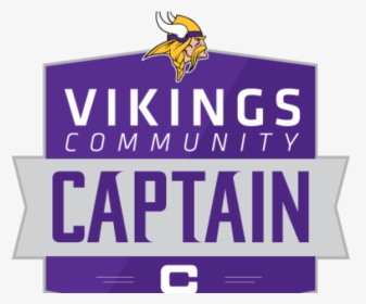 Community Captain - Minnesota Vikings, HD Png Download, Free Download
