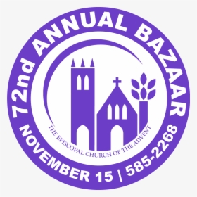 72nd Annual Ecw Bazaar November 15 Logo - Circle, HD Png Download, Free Download