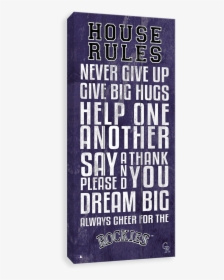 Colorado Rockies House Rules - Book Cover, HD Png Download, Free Download